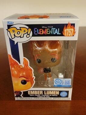 Funko Pop Disney Pixar Ember Lumen Glitter Chase (Funko Exclusive) #1757